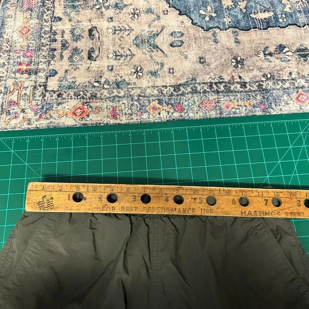 Vintage 90s The North Face Forest Green Hiking Belted Cargo Shorts Mens Medium